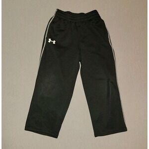 UNDER ARMOUR BOYS 4 ACTIVEWEAR PANTS, BLACK